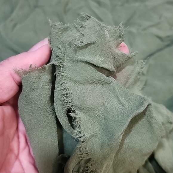 Bella Notte valentina silk/gauze whimsical Crib Bedskirt - Picture 5 of 7